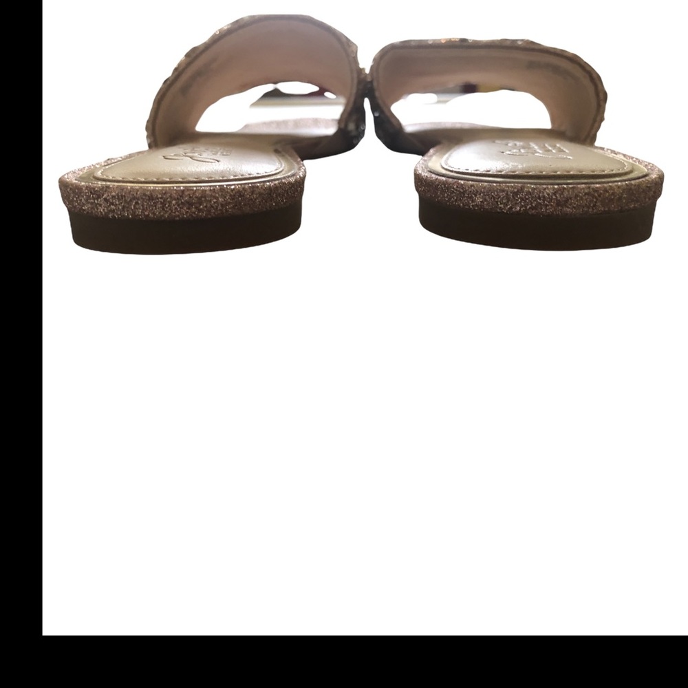 Badgley Mischka Sparkly Slides Size 9.5 - image 4